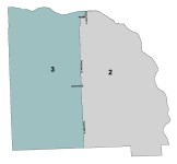Saunders County Regent color map