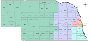 Nebraska PSC color map